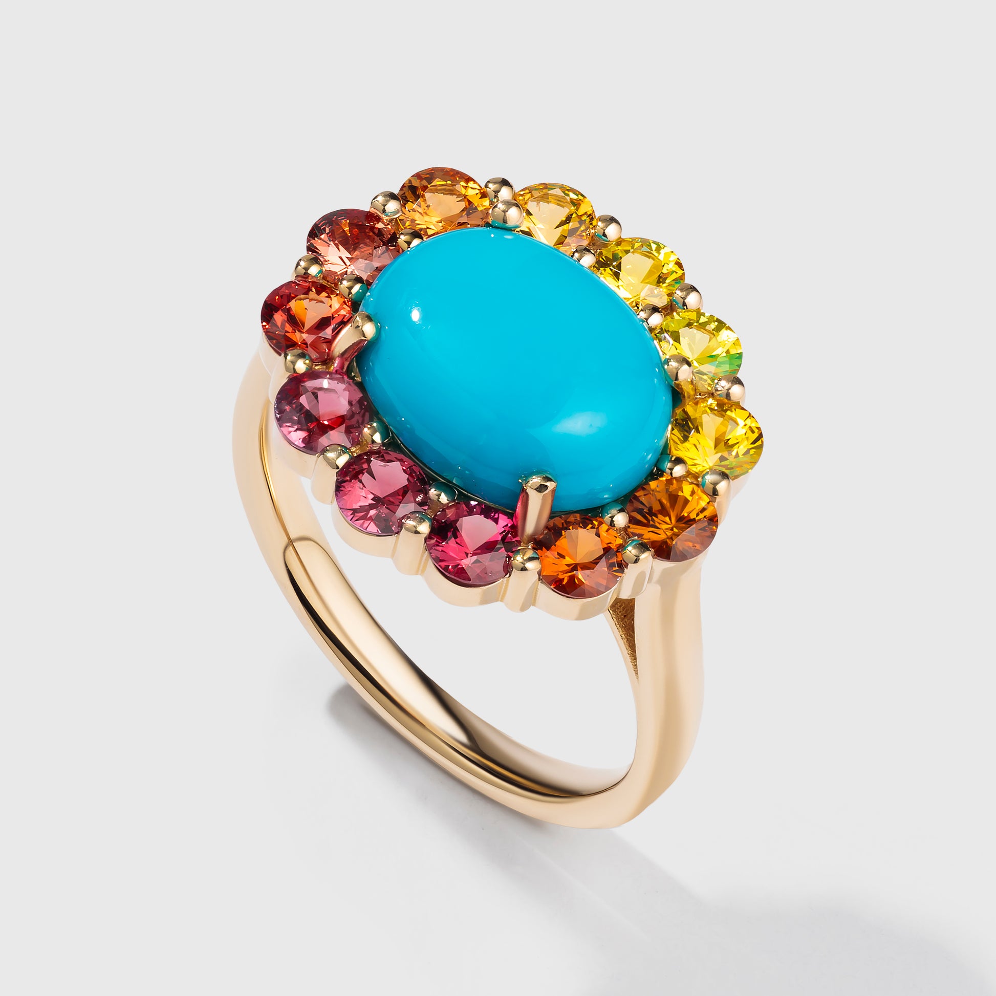 Turquoise Sunset Ring