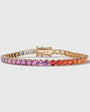 3.5 mm Round Sapphire Bracelet