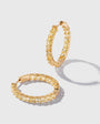 1.25 inch 3.5 mm Asscher Cut Yellow Sapphire Earrings