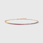 3.5 mm Round Rainbow Sapphire Choker