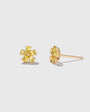Yellow Garden Party Stud Earrings