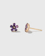 Purple Garden Party Stud Earrings