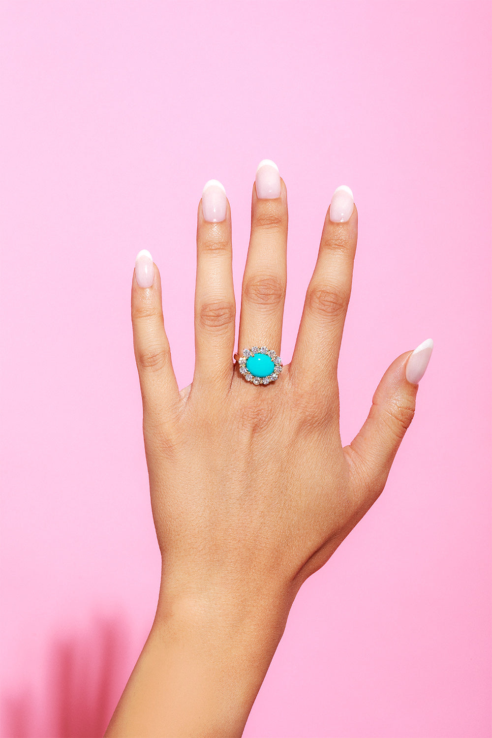 Turquoise Diamond Ring