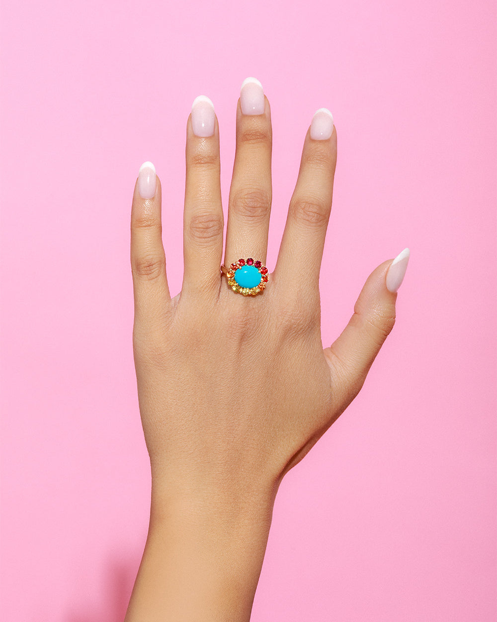 Turquoise Sunset Ring