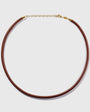 Brown Leather Cord Necklace