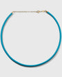 Turquoise Leather Cord Necklace