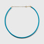 Turquoise Leather Cord Necklace