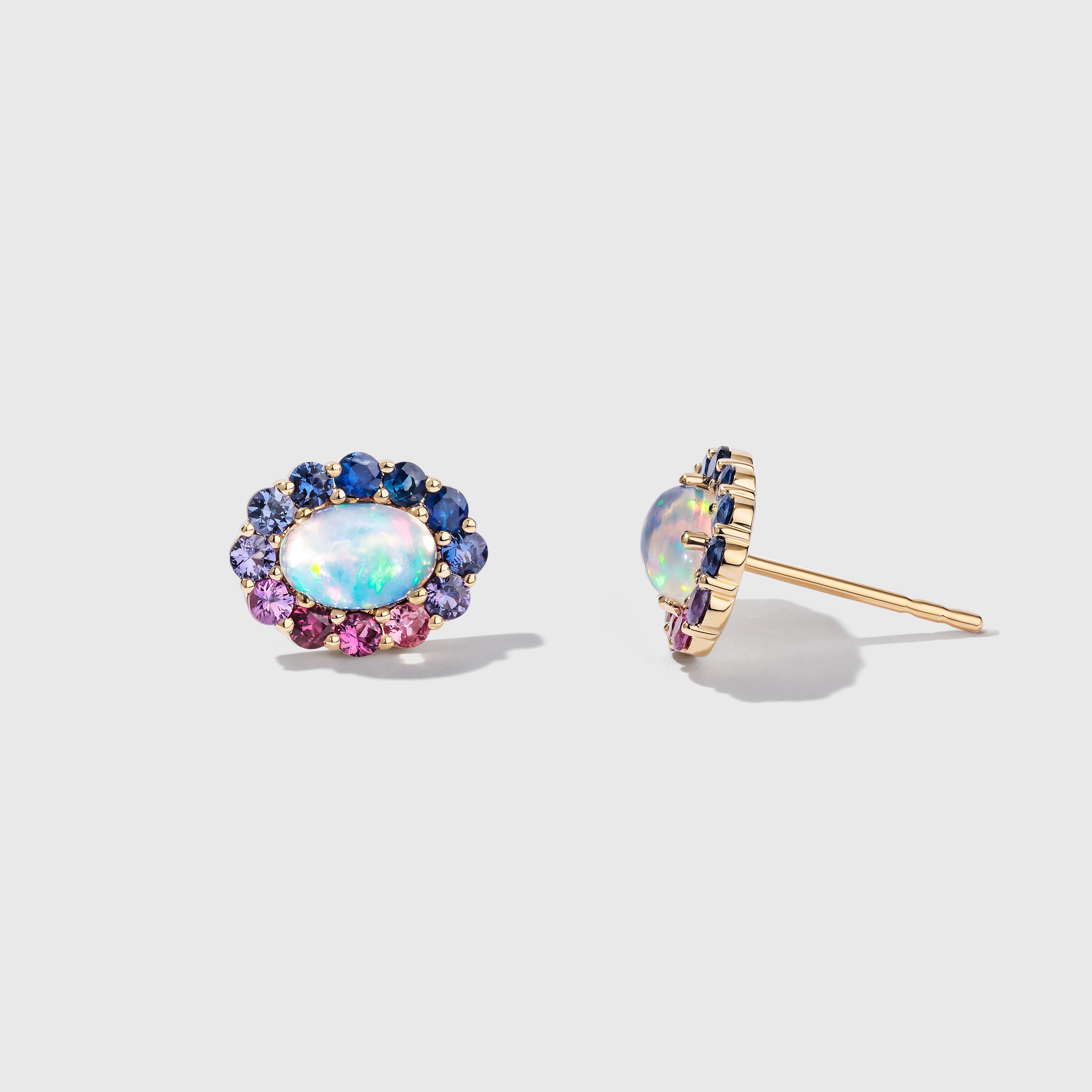 Opal Twilight Stud Earrings