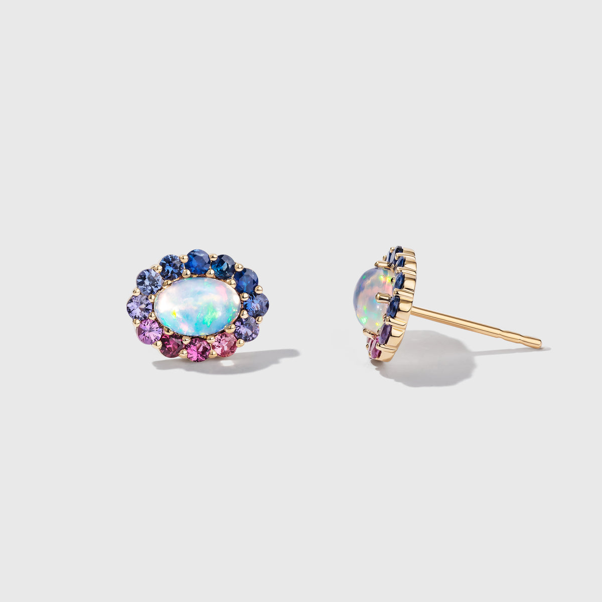 Opal Twilight Stud Earrings