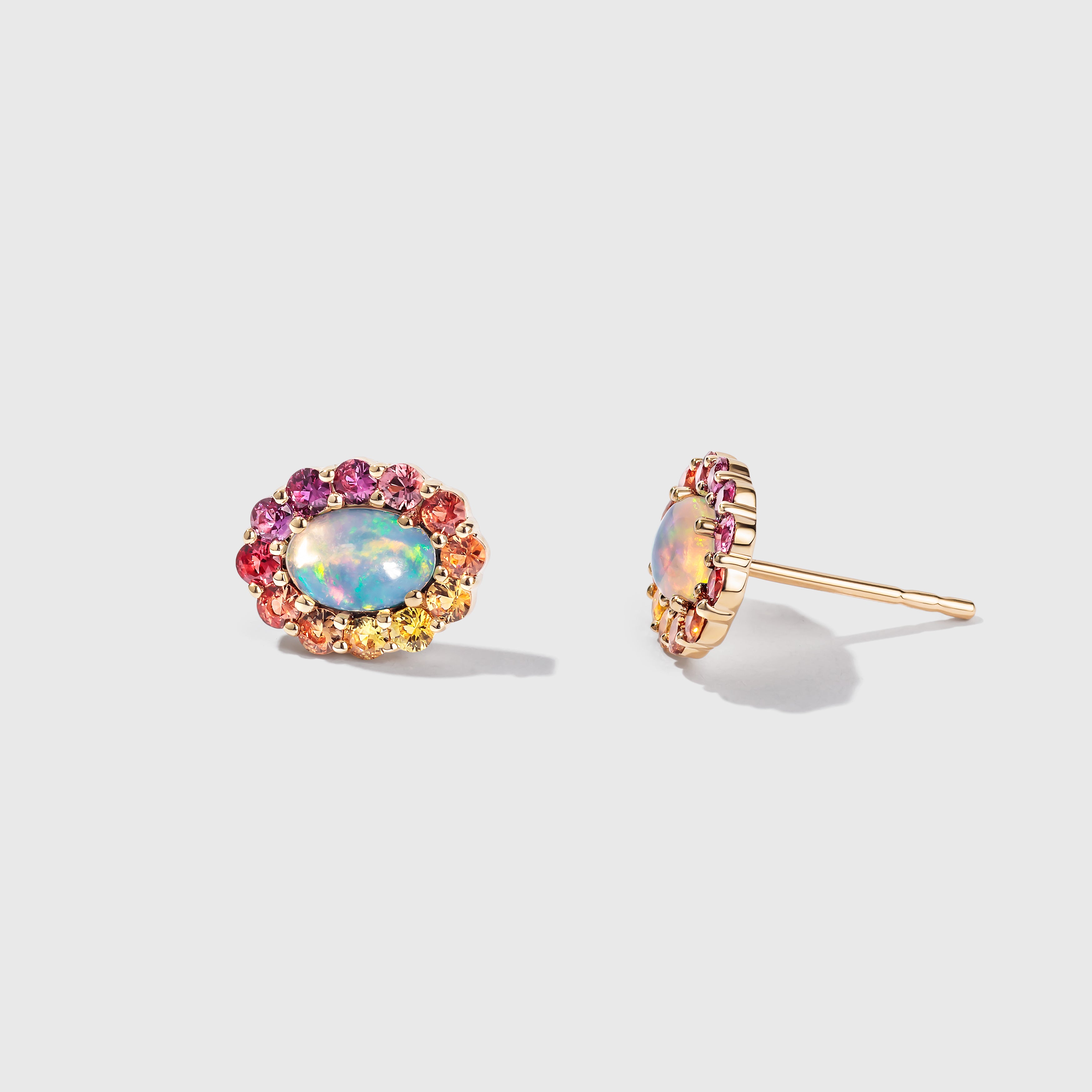 Opal Sunset Stud Earrings