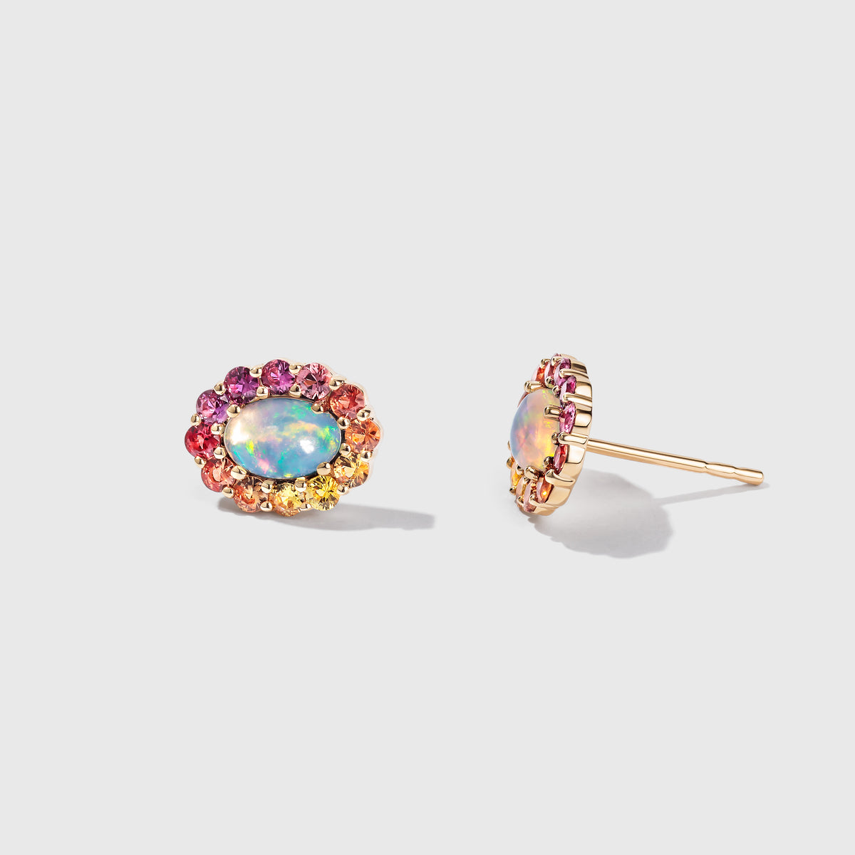 Opal Sunset Stud Earrings