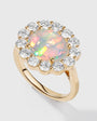 Opal Diamond Ring