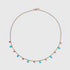 Turquoise Sunset Confetti Necklace