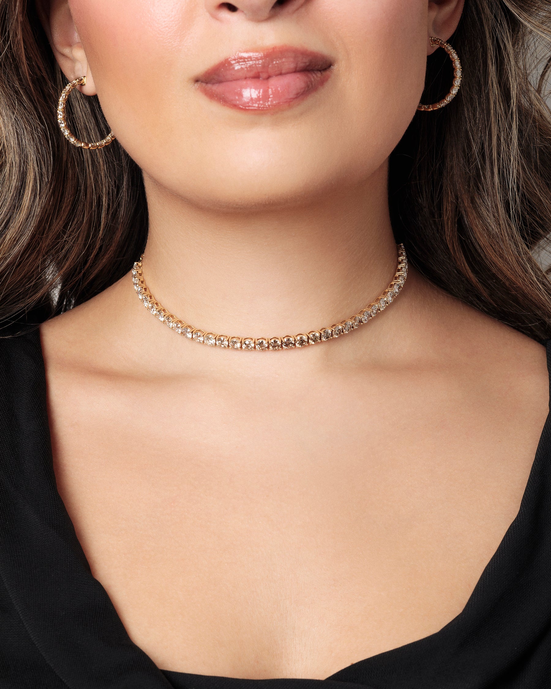 Desert Diamond Ombré Choker