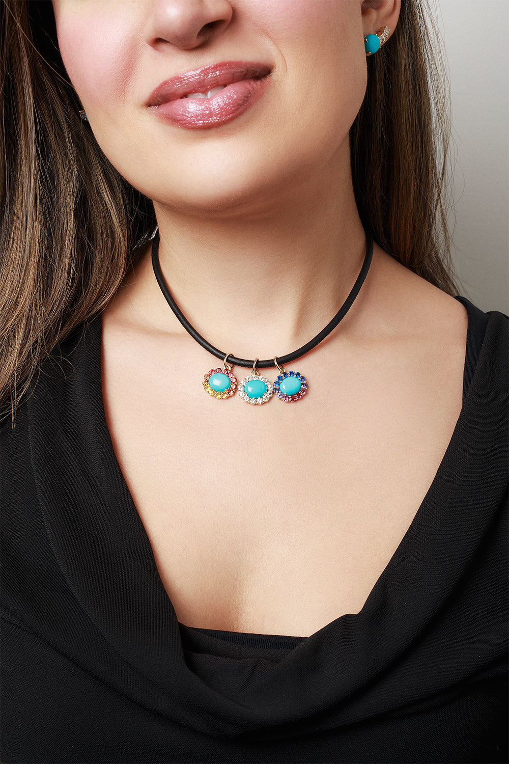 Turquoise Sunrise Charm
