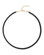Black Leather Cord Necklace