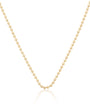 14K Solid Gold Ball Chain Necklace