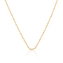 14K Solid Gold Ball Chain Necklace