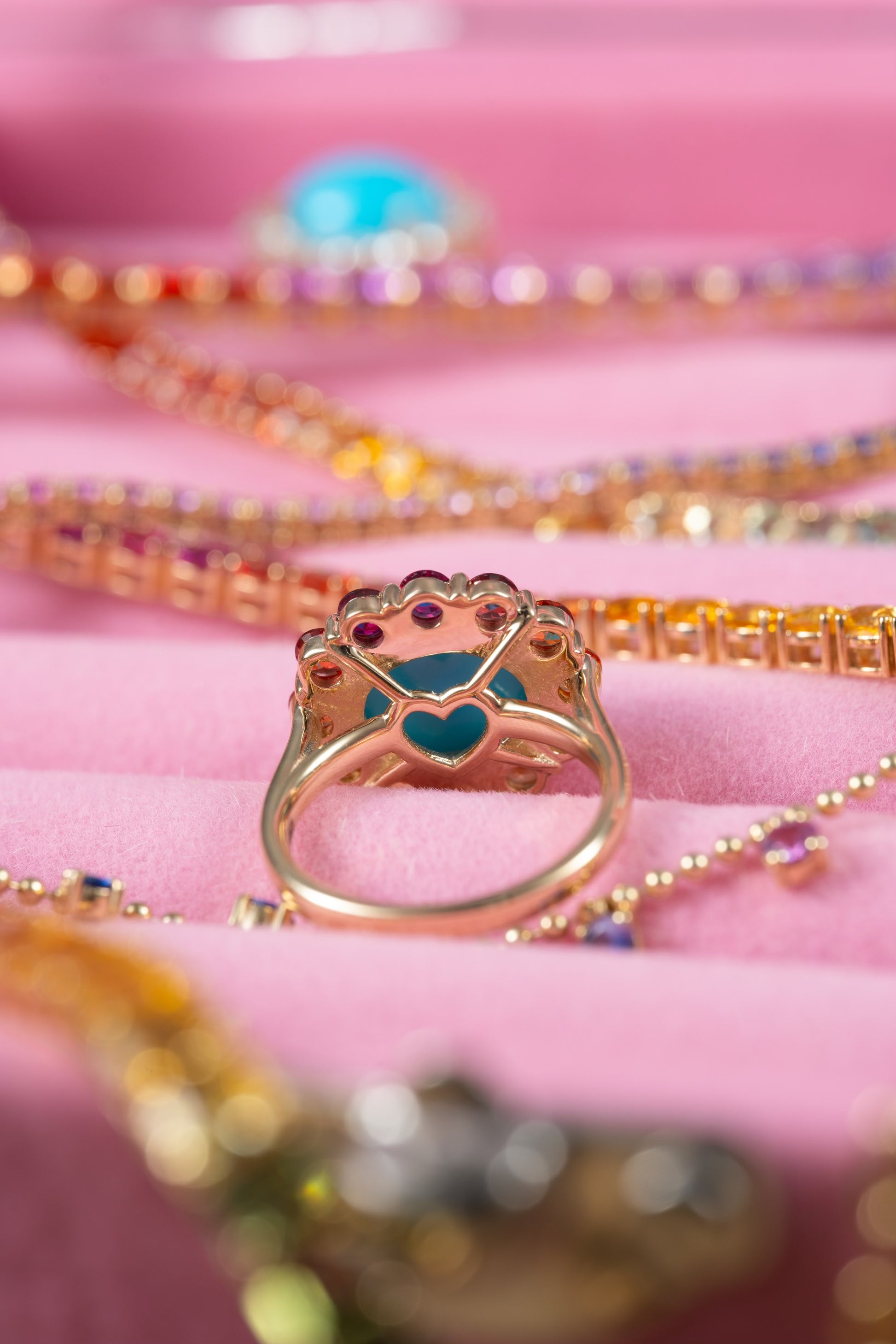 Turquoise Sunset Ring