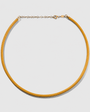Gold Leather Cord Necklace