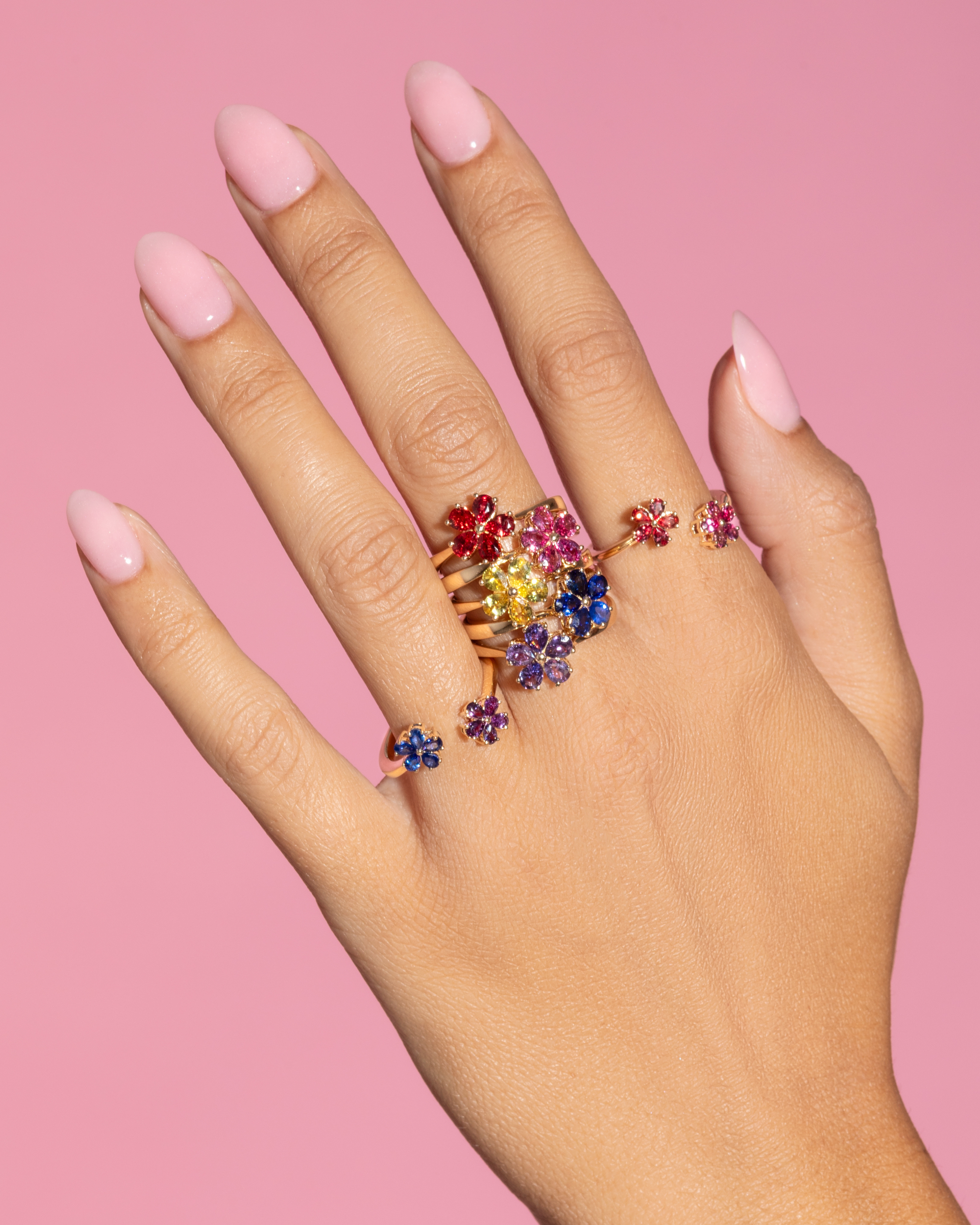Orange Garden Party Ring