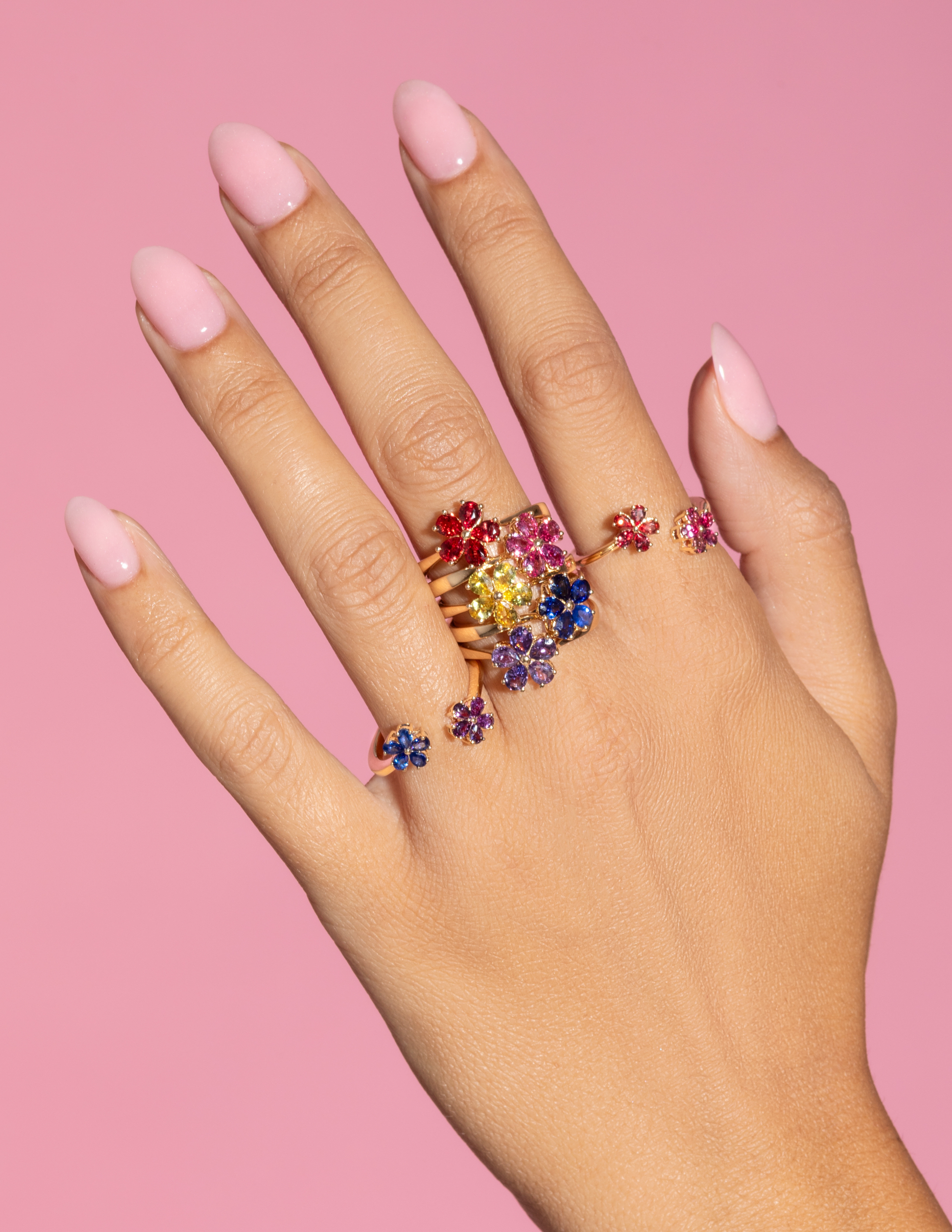 Blue Garden Party Ring